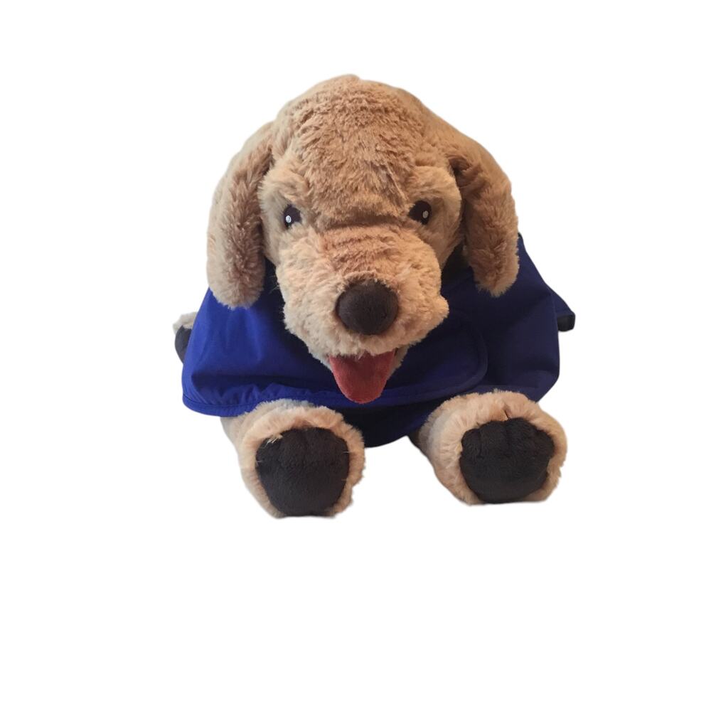 Dog Rain Coat Coming Home Brand Blue Gray Large